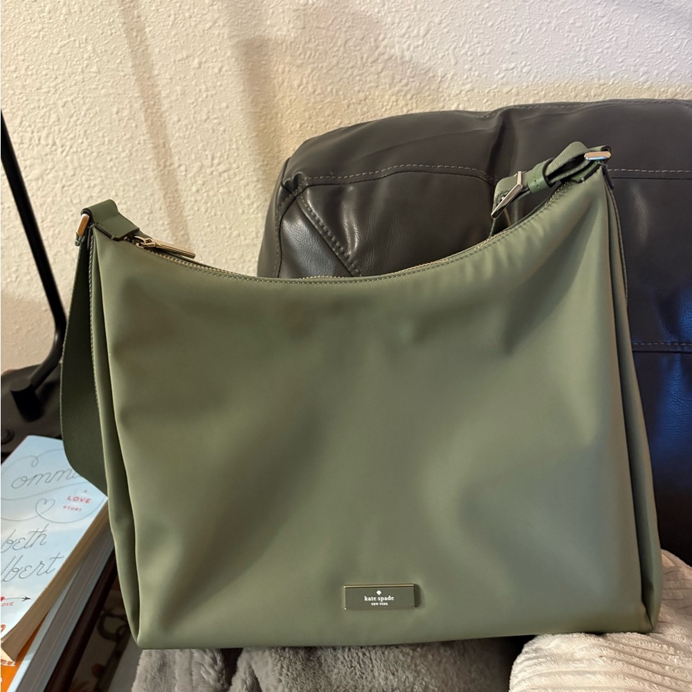 NWOT Kate Spade Olive Green Hobo Bag